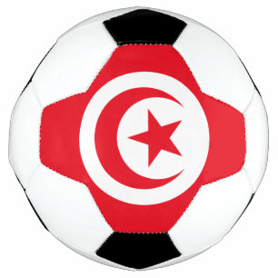 tunisia flag soccer ball