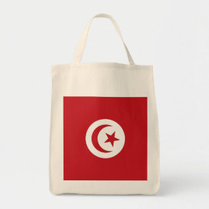 Tunisia flag tote bag