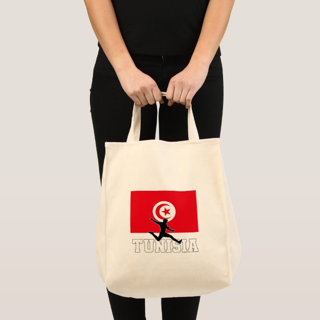 Tunisia Football Soccer National Team Tote Bag (Front (Product))