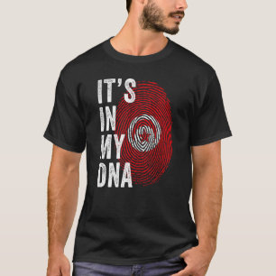 Tunisia It's In My DNA Tunisian Fingerprint Tunisi T-Shirt