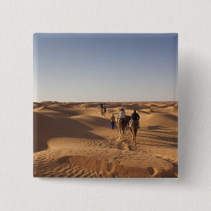 Tunisia, Ksour Area, Ksar Ghilane, Grand Erg 7 15 Cm Square Badge