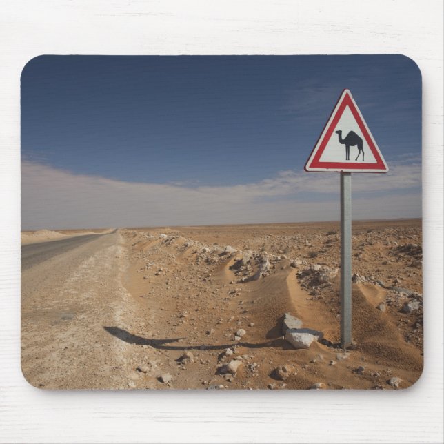Tunisia, Ksour Area, Ksar Ghilane, Oil Pipeline Mouse Pad (Front)