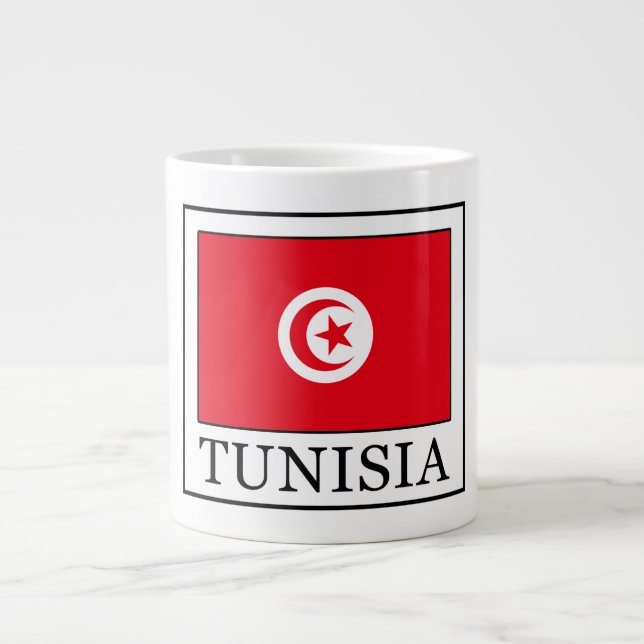 Tunisia Large Coffee Mug (Front)