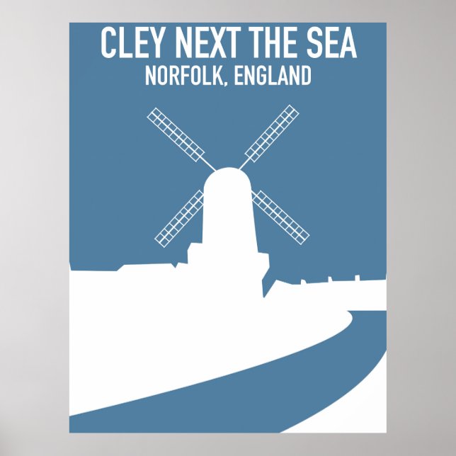 Tunisia Map travel poster (Front)