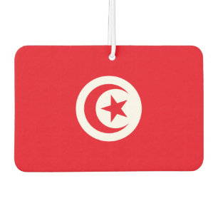 Tunisia National World Flag Car Air Freshener