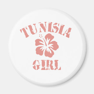 Tunisia Pink Girl Magnet