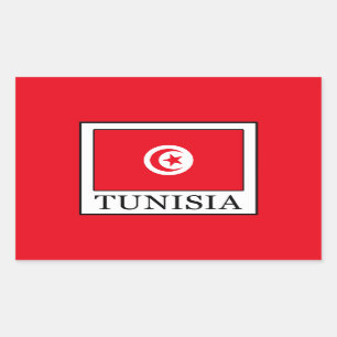 Tunisia Rectangular Sticker