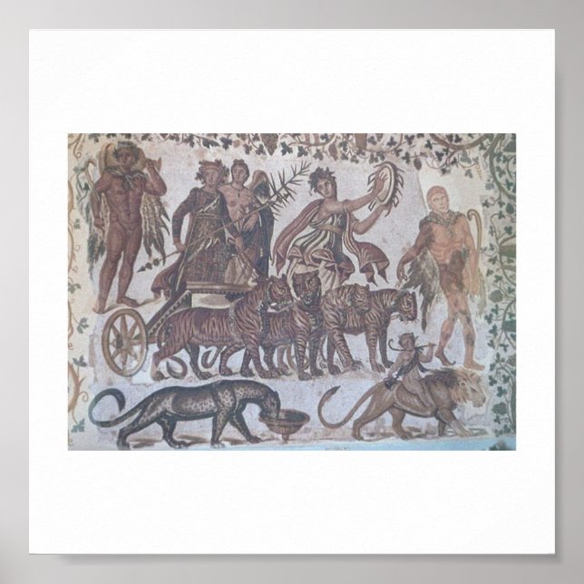 Tunisia Roman Mosaics Poster (Front)