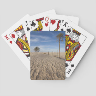 Tunisia, Sahara Desert, Douz, Great Dune, dawn Playing Cards