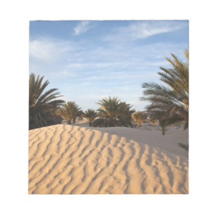 Tunisia, Sahara Desert, Douz, Great Dune, palm 2 Notepad