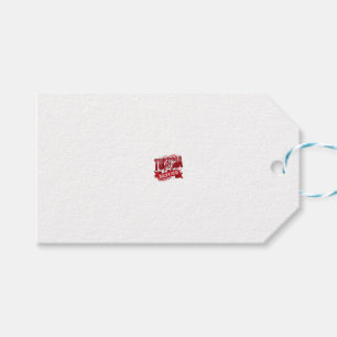 Tunisia Soccer 2026 Soccer Bold Country Typography Gift Tags