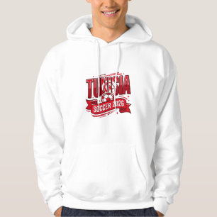 Tunisia Soccer 2026 Soccer Bold Country Typography Hoodie