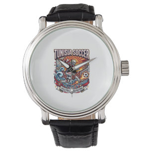 Tunisia Soccer Skeleton Striker Nations Premium Sp Watch