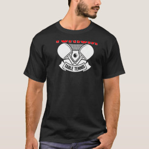 Tunisia Table Tennis Support Tunisian Ping Pong T T-Shirt