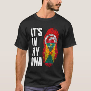 Tunisian And Grenadian Mix Heritage Dna Flag T-Shirt