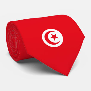 Tunisian Flag (Tunisia) (Islamic Crescent) Tie