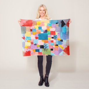 Tunisian Garden, Klee Fleece Blanket