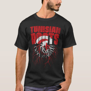 Tunisian Roots Tunisia Heritage Flag T-Shirt