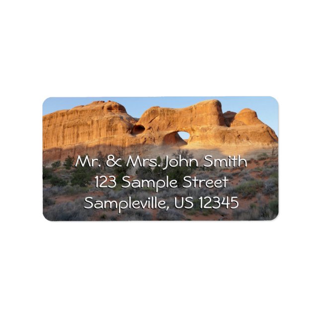 Tunnel Arch in the Morning Label (Front)