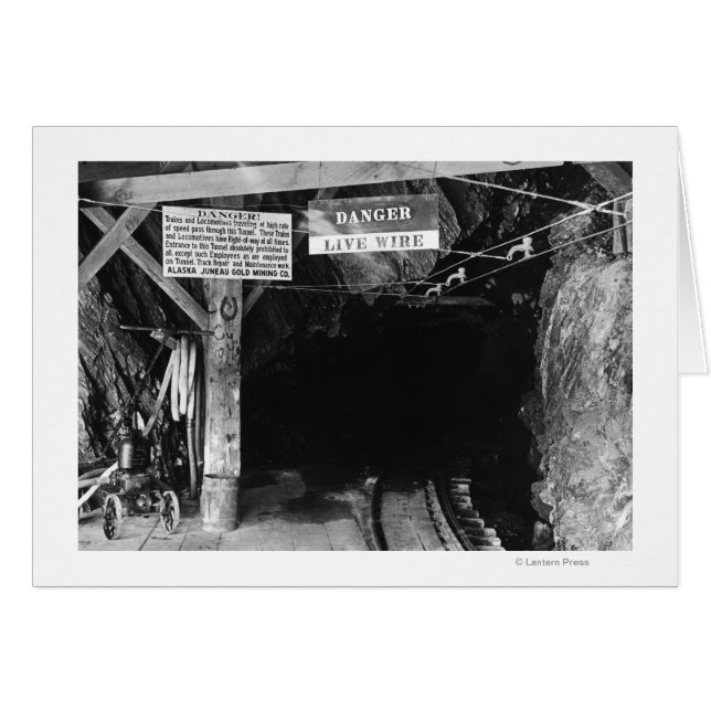 Tunnel at Juneau, Alaska Treadwell Mine (Front Horizontal)