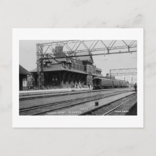 Tunnel Depot, Port Huron, Michigan  - Louis Pesha Postcard