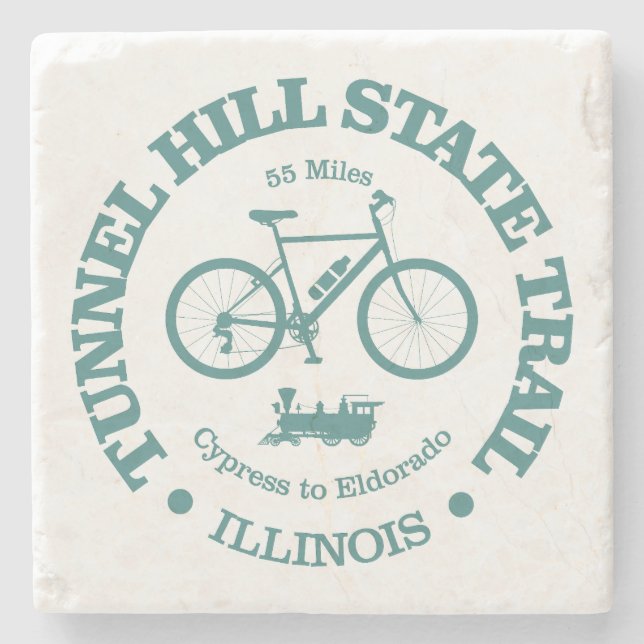 Tunnel Hill State Trail (cycling) Stone Coaster (Front)