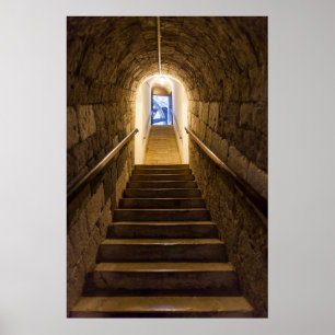Tunnel Into An Old Salt Mine Poster