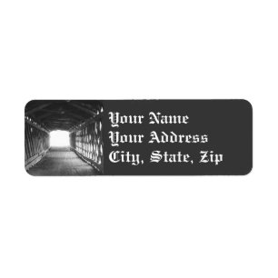 Tunnel of Light Return Address Label