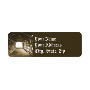 Tunnel of Light Return Address Label