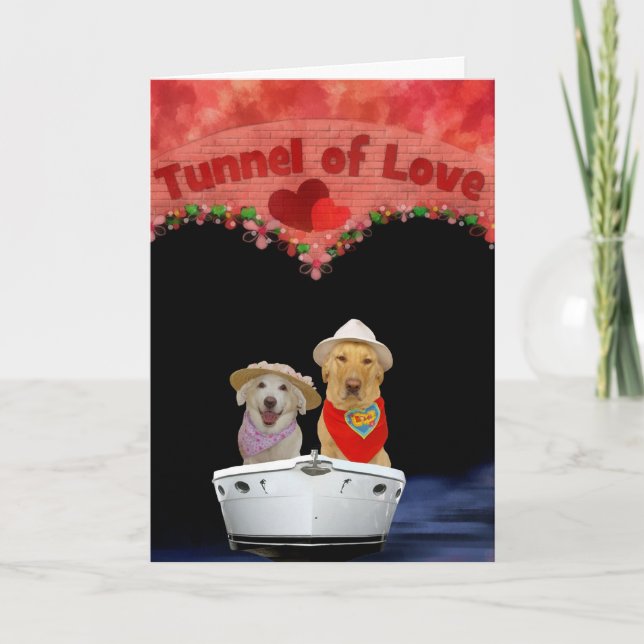 Tunnel of Love Holiday Card (Front)