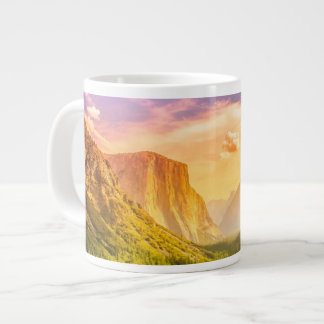 Tunnel View of Yosemite National Park Large Coffee Mug