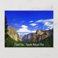 Tunnel View, Yosemite National Park Postcard