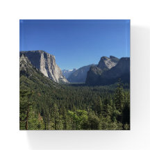 Tunnel View Yosemite Valley Blue Colour Photograph