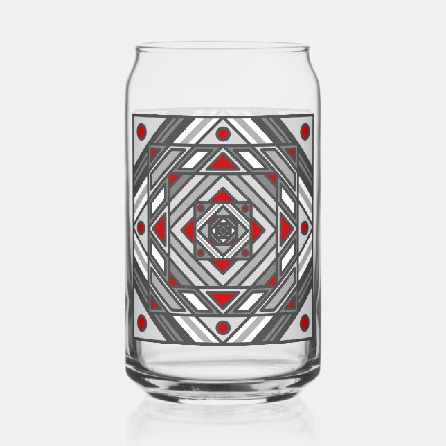 Tunnel Vision Can Glass (Front)