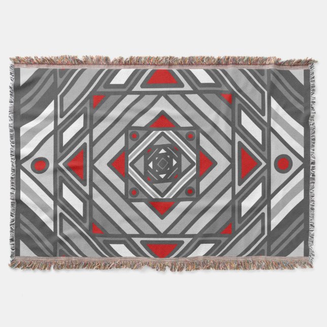 Tunnel Vision Throw Blanket (Front)