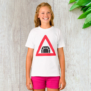 Tunnel Warning Road Sign Traffic Symbol T-Shirt
