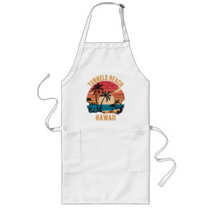 Tunnels Beach Hawaii Family Vacation Long Apron