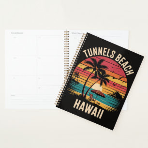 Tunnels Beach Hawaii Family Vacation Summer Sunset Planner
