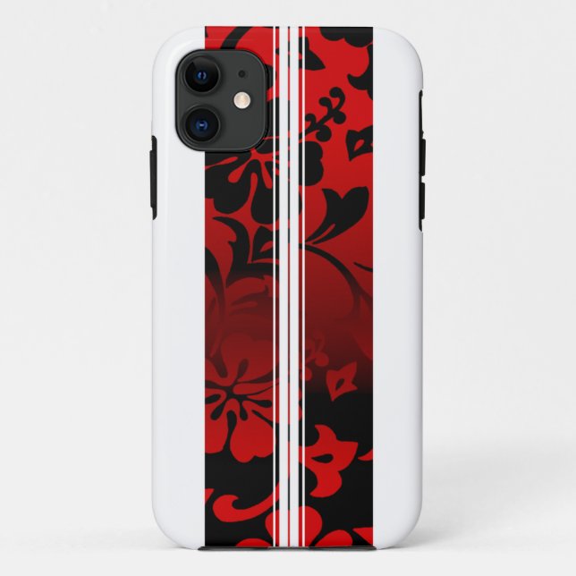 Tunnels Beach Hawaiian Surfboard iPhone 5 Cases (Back)