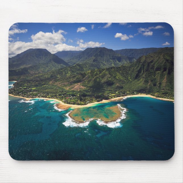 Tunnels Reef on the Hawaiian Island of Kauai Mouse Pad (Front)