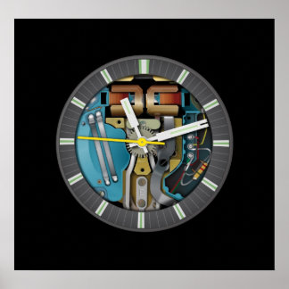 Tunning Fork Technology Art Poster