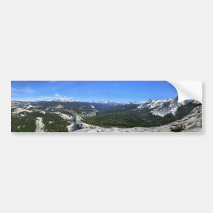 Tuolumne Meadows Panorama from Fairview Dome - Yos Bumper Sticker
