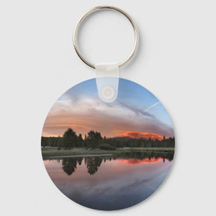 Tuolumne Meadows Sunset - Yosemite John Muir Trail Key Ring