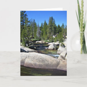 Tuolumne River in Tuolumne Meadows, Yosemite, CA Card