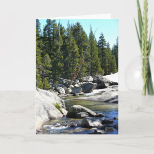 Tuolumne River in Tuolumne Meadows, Yosemite, CA Card