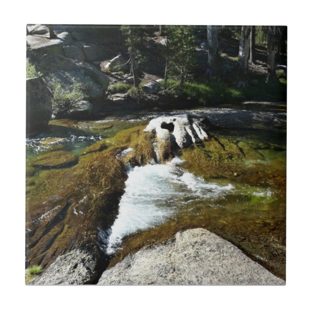Tuolumne River in Tuolumne Meadows, Yosemite, CA Ceramic Tile (Front)
