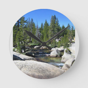 Tuolumne River in Tuolumne Meadows, Yosemite, CA Round Clock