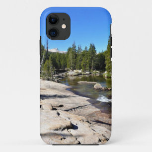 Tuolumne River with Cathedral Peak, Yosemite, CA iPhone 11 Case
