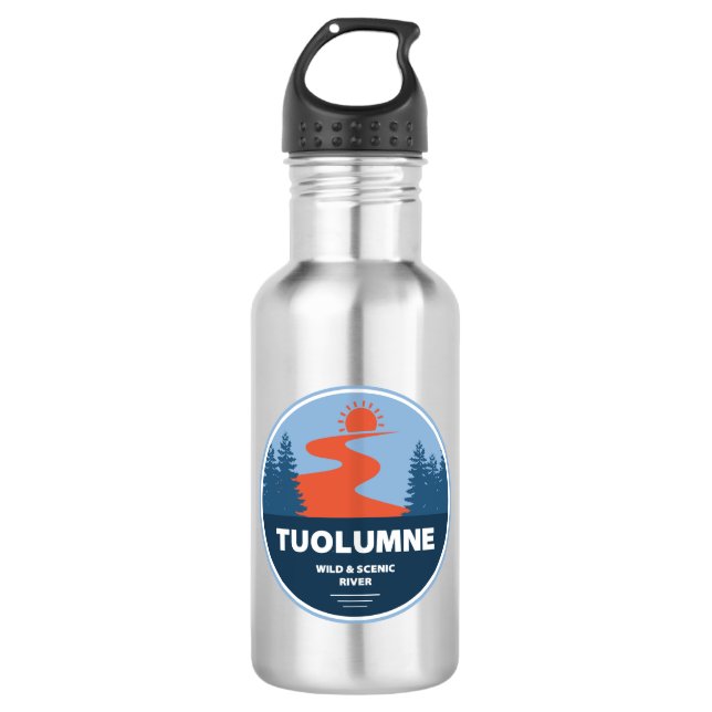 Tuolumne Wild And Scenic River California 532 Ml Water Bottle (Front)