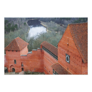 Turaida Castle by Gauja River, Sigulda, Latvia Photo Print